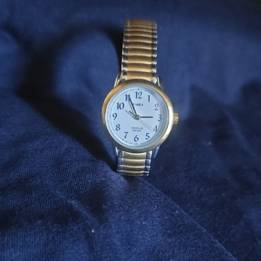 Timex Two-Tone Gold and Silver Watch